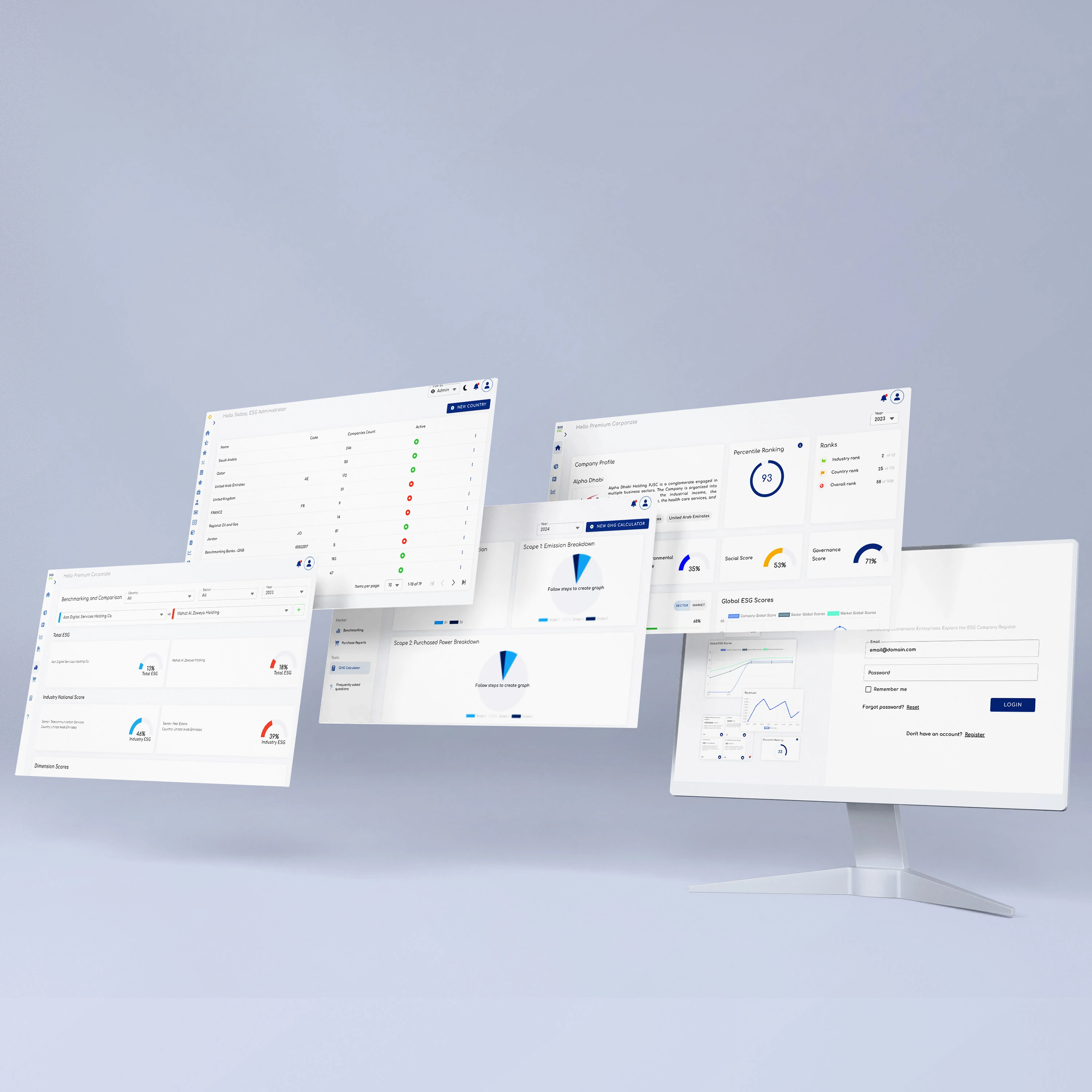 ESG Platform website